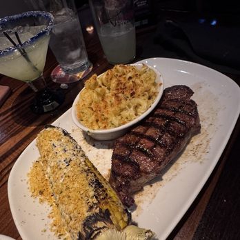LongHorn Steakhouse - New York Strip & Fire-Grilled Corn On The Cob & Steakhouse Mac & Cheese - Steakhouses Near Me - Mesa, Arizona