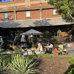 Coyote's Mexican Grill - Patio area very spacious with a lower and upper sitting deck