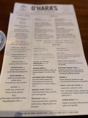 Menu photo 6 O'Hara's Food & Spirits Newton, MA