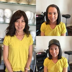 Paula's Wig Boutique - European hair wig and matching "hat fall."