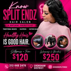 Know Split Endz - Monthly Hair specials