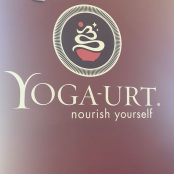Yoga-urt - Their branding on the wall. - Ice Cream & Frozen Yogurt Near Me - Los Angeles, California