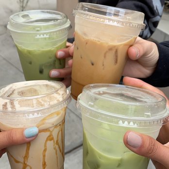 Klatch Coffee - creme brûlée latte (10/10), iced vanilla latte, iced matcha! - Breakfast & Brunch Near Me - Redondo Beach, California Klatch Coffee - creme brûlée latte (10/10), iced vanilla latte, iced matcha! - Breakfast & Brunch Near Me - Redondo Beach, California