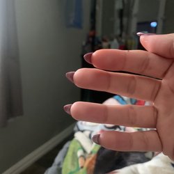 VIP Nails & Spa - Does this look almond shaped? These are my real nails that i've grown out for the longest & now i'll most likely will have to chop them off.