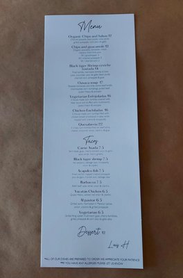 Menu photo 1 Luis H Toronto, ON
