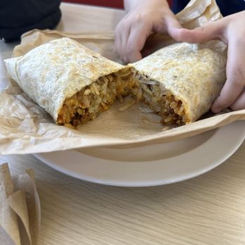 R Burgers - Chorizo breakfast burrito - Burgers Near Me - Redlands, California