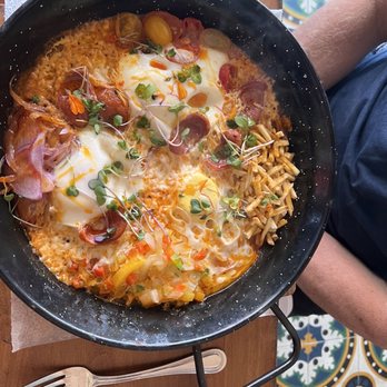 La Mulata - Pan fried eggs - Cuban Near Me - Miami Beach, Florida