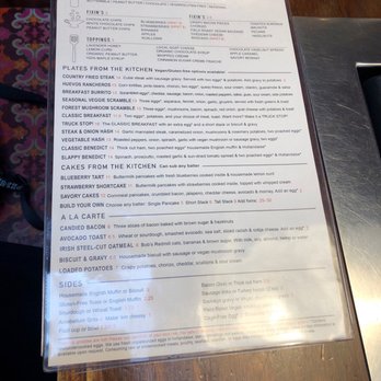 Slappy Cakes - Menu - Breakfast & Brunch Near Me - Portland, Oregon