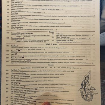 Thai Star Restaurant  - Sunday Menu - Thai Near Me - Norcross, Georgia