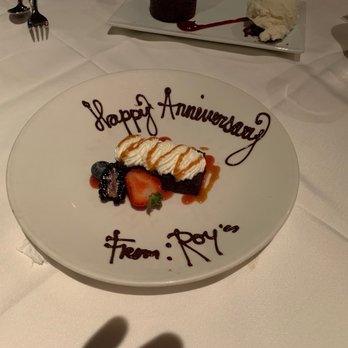 Roy's Waikiki - Complimentary Anniversary Dessert - Hawaiian Near Me - Honolulu, Hawaii Roy's Waikiki - Complimentary Anniversary Dessert - Hawaiian Near Me - Honolulu, Hawaii
