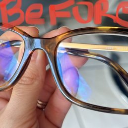 My lenses had blue block zafire 360