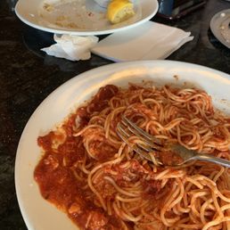 Calamari and Chicken Parmigiana