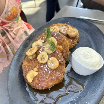Openaire - French toast. Eh.... Looks and sounds great but it was just eh - New American Near Me - Los Angeles, California Openaire - French toast. Eh.... Looks and sounds great but it was just eh - New American Near Me - Los Angeles, California