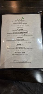 Menu photo 6 Basilic Essentially Thai Seattle, WA