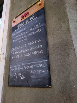 Menu photo 1 La Bodega del Oso Madrid, M Menu photo 1 La Bodega del Oso Madrid, M