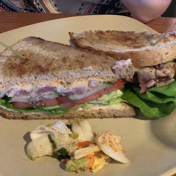 Monkeypod Kitchen - Ahi Tuna melt, the wife liked it - New American Near Me - Lahaina, Hawaii Monkeypod Kitchen - Ahi Tuna melt, the wife liked it - New American Near Me - Lahaina, Hawaii