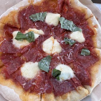 True Food Kitchen - Pepperoni pizza - New American Near Me - Newport, California True Food Kitchen - Pepperoni pizza - New American Near Me - Newport, California