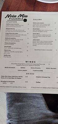 Menu photo 1 Nola Mia Ponchatoula, LA