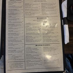 Johnny Black’s - Menu