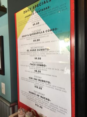 Menu photo 5 Pelon's Baja Grill Norfolk, VA