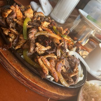 Nara Cafe - Mixed fajita OMG meat was great, humus awesome and this is definitely a portion for two - Hookah Bars Near Me - Houston, Texas Nara Cafe - Mixed fajita OMG meat was great, humus awesome and this is definitely a portion for two - Hookah Bars Near Me - Houston, Texas