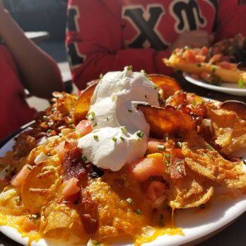 Stuff Yer Face - The Potachos, which is similar to loaded nachos but with potato chips instead - Pubs Near Me - New Brunswick, New Jersey Stuff Yer Face - The Potachos, which is similar to loaded nachos but with potato chips instead - Pubs Near Me - New Brunswick, New Jersey