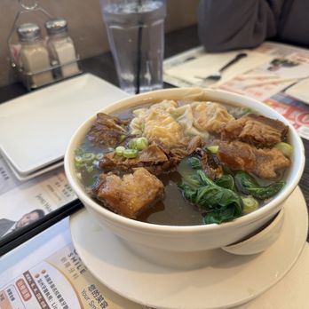 EAT Bistro - Spicy beef noodles with won ton - Cantonese Near Me - Rosemead, California