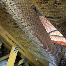 Attic after clean up and reinsulation