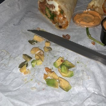 Bad-Ass Breakfast Burritos - a knife on a table - Breakfast & Brunch Near Me - Northridge, California