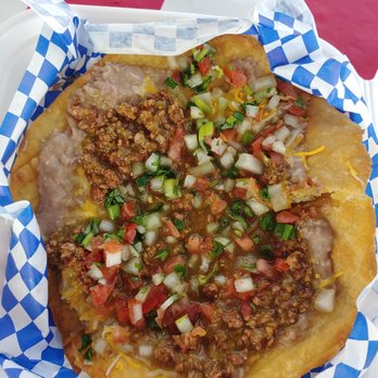 Burrito Barn - Green chili Indian fry bread - Food Trucks Near Me - Goodyear, Arizona