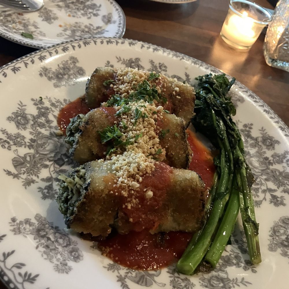 DC Vegan - Eggplant Rollatini - Vegan Near Me - Washington, DC, District of Columbia