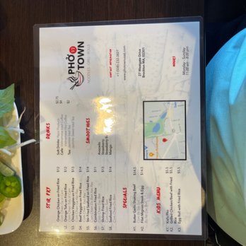 Pho Town 6 - menu back - Vietnamese Near Me - Brockton, Massachusetts Pho Town 6 - menu back - Vietnamese Near Me - Brockton, Massachusetts