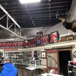 Magnum Sports - View of the archery counter.