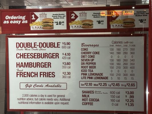 Menu photo 6 In-N-Out Burger Temple City, CA Menu photo 6 In-N-Out Burger Temple City, CA