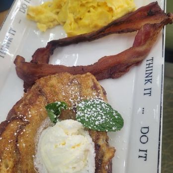 Denica's Real Food Kitchen - Kids French toast plate with a side of eggs - Bakeries Near Me - Dublin, California