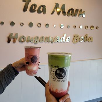 Tea Maru - Strawberry with ice cream and Fluffy Matcha with Mango!! - Bubble Tea Near Me - San Gabriel, California Tea Maru - Strawberry with ice cream and Fluffy Matcha with Mango!! - Bubble Tea Near Me - San Gabriel, California