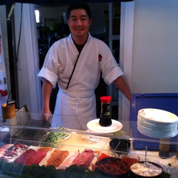 Yatai Sushi - Brandon from Yatai sushi, all set to go. - Caterers Near Me