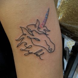 My tribute tattoo for my niece who passed away just before she was 2 yr old (artist: Bruce) My tribute tattoo for my niece who passed away just before she was 2 yr old (artist: Bruce)