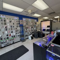 Computer and Cell Phone - Inside the store
