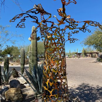 Terraza Garden Patio & Lounge - a metal sculpture of a cactus - Music Venues Near Me - Tucson, Arizona Terraza Garden Patio & Lounge - a metal sculpture of a cactus - Music Venues Near Me - Tucson, Arizona