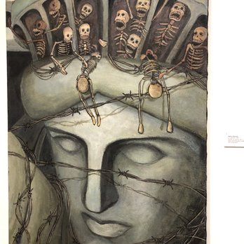 Mexic-Arte Museum - Lady Liberty - a powerful picture of immigration in 2020. - Art Museums Near Me - Austin, Texas