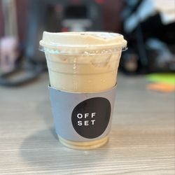 Offset Coffee Roasters - Lavender Latte with cold foam