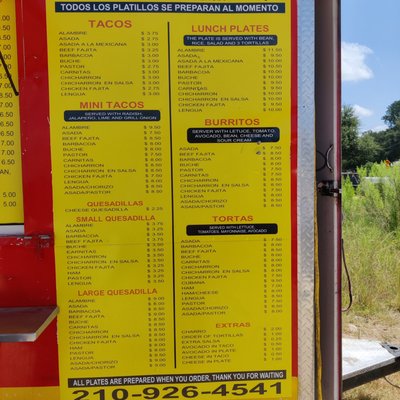 Menu photo 4 Los Vecinos San Antonio, TX