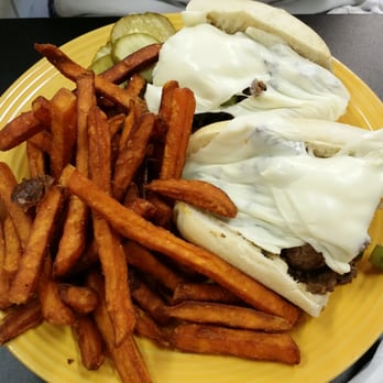Craig's Cafe - Steak bomb with sweet potato fries - Breakfast & Brunch Near Me - Quincy, Massachusetts Craig's Cafe - Steak bomb with sweet potato fries - Breakfast & Brunch Near Me - Quincy, Massachusetts