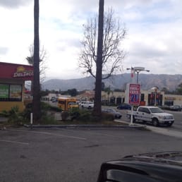 Well... After you fuel up you have choices if mc Donald's,del taco, or Starbucks