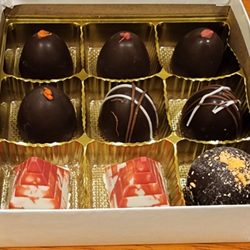 Laura's Candies - 9 piece truffle box.
