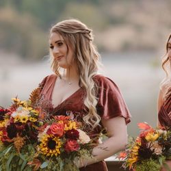 The Enchanted Florist & Whatnots - My cousins with their gorgeous bridal party bouquets