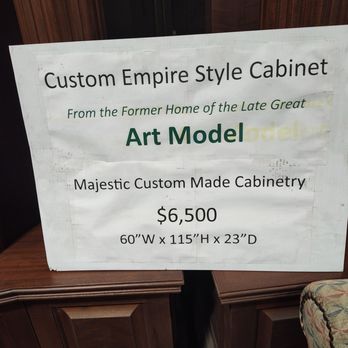 Second Chance - The information for the custom cabinet that works for sale. - Furniture Stores Near Me - Baltimore, Maryland