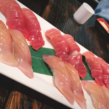 Chobop - Top: Blue fin tuna Bottom: Yellow Tail - Sushi Bars Near Me - Costa Mesa, California