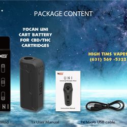 High Times Vapes - Yocan Uni Box Mod for CBD Cartridges